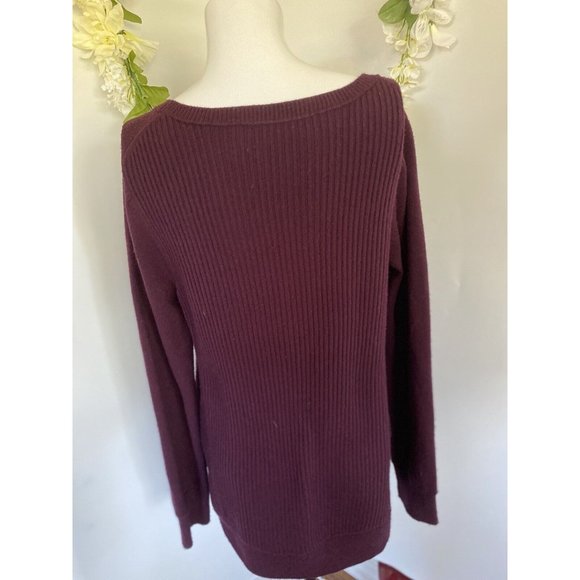 Vintage French Connection Women Purple Pullover Sweater Size Small‎ Long Sleeves - Picture 10 of 12